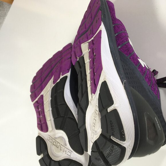 Under Armour Charged Bandit 2 Running Shoes Womens Size 8.5 Purple Gray 1273961 - Picture 8 of 10